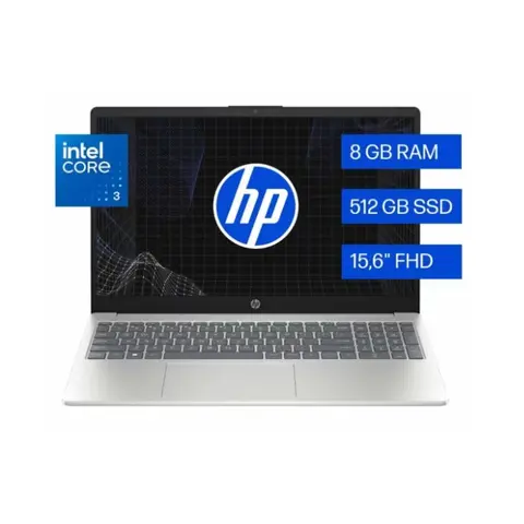 Notebook  Hp 15 Intel Core 3 15.6 Fhd C3-100u 8g Ddr5 512g W11h