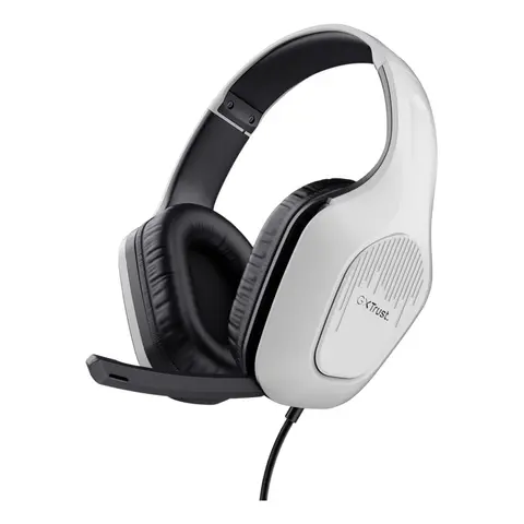 Auricular Gamer Trust Zirox White Gxt415w