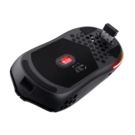 Mouse Trust Helox Gaming Wireless Liviano Black Gxt929