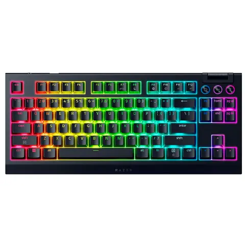 Teclado Gamer Razer Blackwidow V4 Tkl Hyperspeed Wirelless + Bt Esp