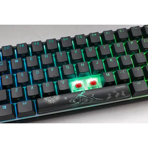 Teclado Gamer Ducky Mecha Mini V2 Rgb Kailh Box White Pbt Double-shot