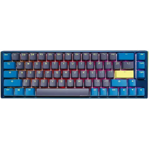 Teclado Mecanico Ducky One 3 Daybreak Sf Teclas Azulesclear Interruptor Ingles Pbt Doble Disparo Sin Costuras Carcasa Superior Azul Carcasa Inferior G