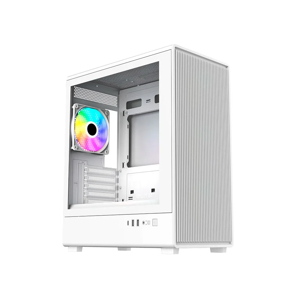 Gabinete Elite 350 Tg Fan X4 Argb Black Cooler Master