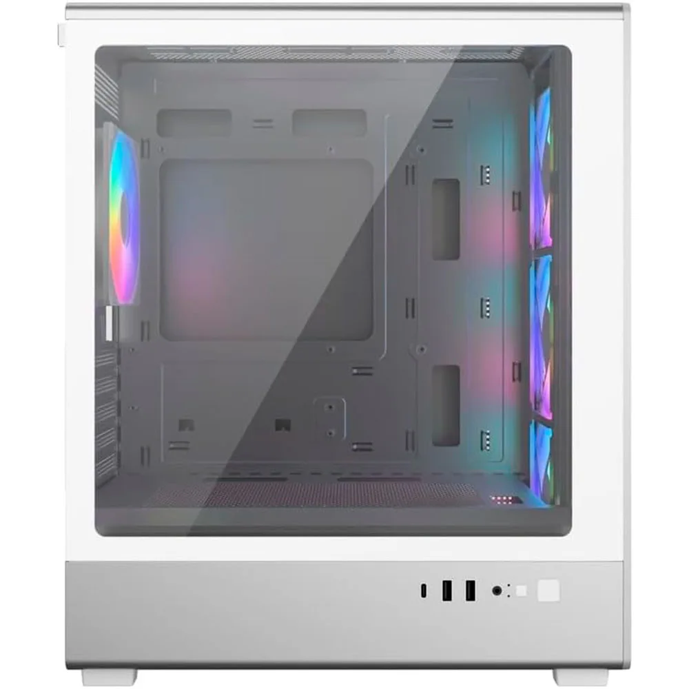 Gabinete Elite 350 Tg Fan X4 Argb Black Cooler Master