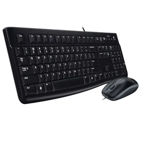Kit Teclado + Mouse Mk120 Black Logitech