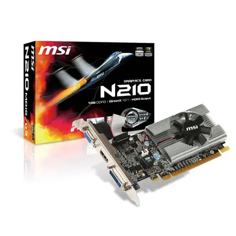 Placa De Video Msi Nvidia Geforce 210 1gb Ddr3