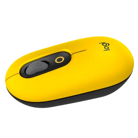 Mouse Pop Yellow Blast Wireless Logitech