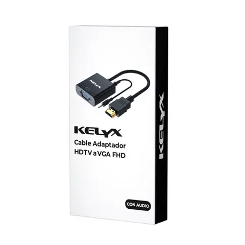 Conversor Adaptador Hdmi Vga 1080p C-audio Kelyx