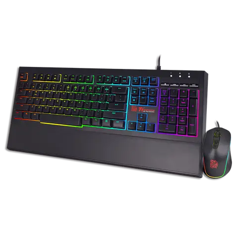 Kit Teclado + Mouse Challenger Elite Rgb Combo Esp Thermaltake