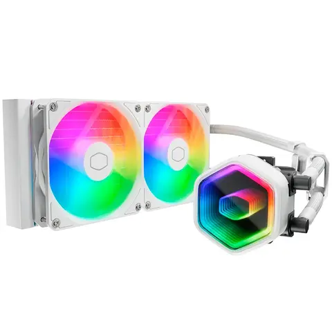 Water Cooling Masterliquid 240 Core Ii Argb White Cooler Master