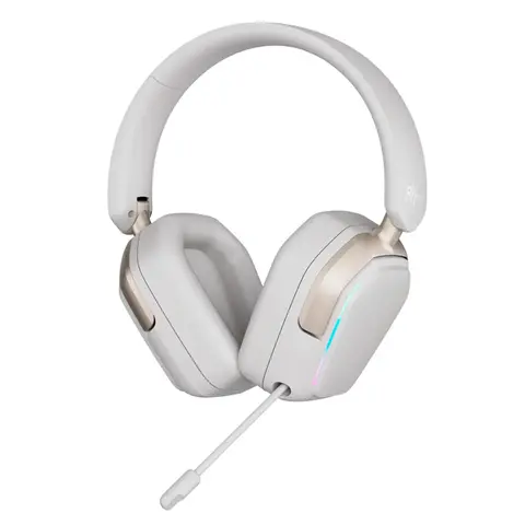 Auricular Wireless Royal Kludge Hg101 Platinum Gray Tri Mode