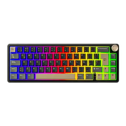 Teclado Royal Kludge Rk R65 Phantom Switch Brown 75