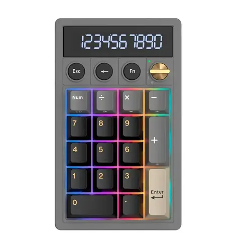 Teclado Numerico Royal Kludge Rkm20 Phantom Violet Switch Numpad