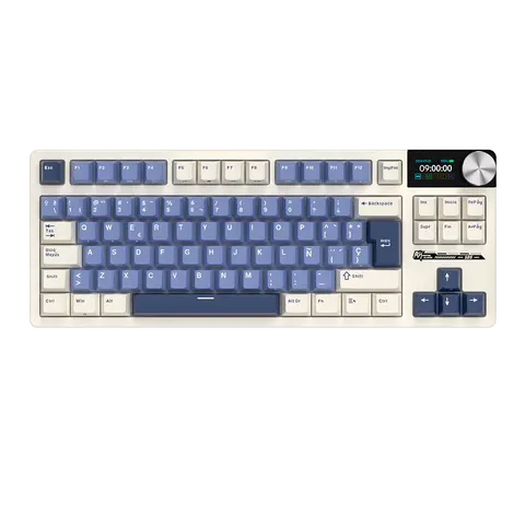 Teclado Royal Kludge Rk S85 Wireless Horizon Blue Sw Cloud