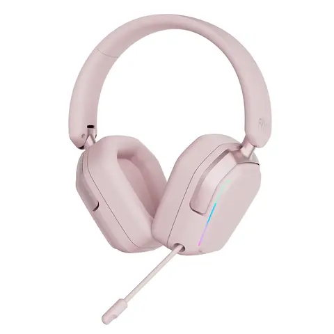 Auricular Wireless Royal Kludge Hg101 Pearl Pink Tri Mode