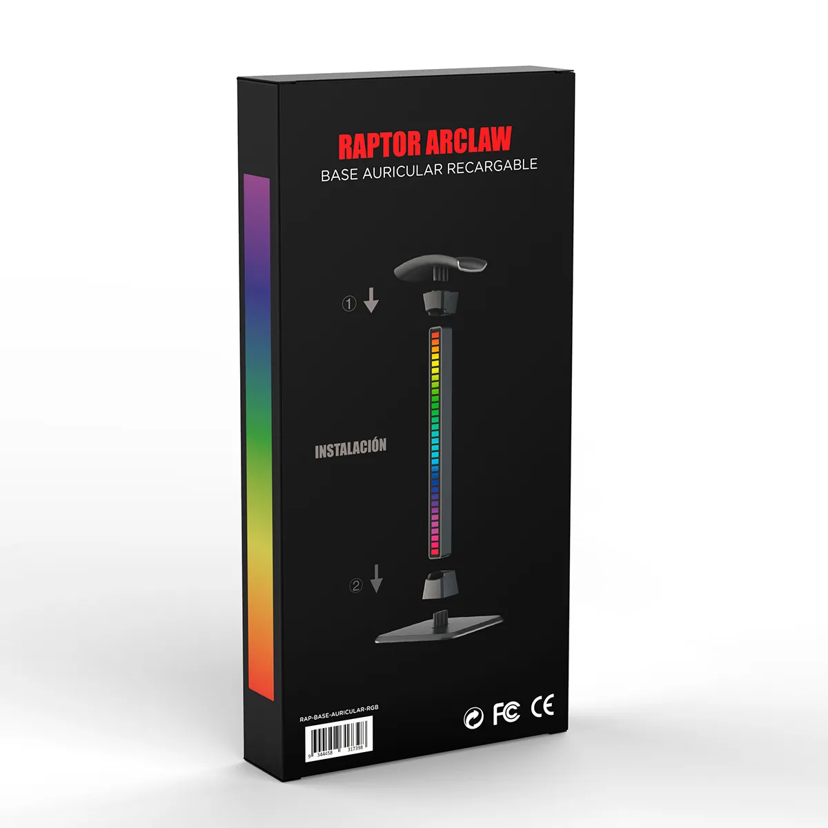 Soporte Raptor Arclaw P-auricular Gamer Rgb