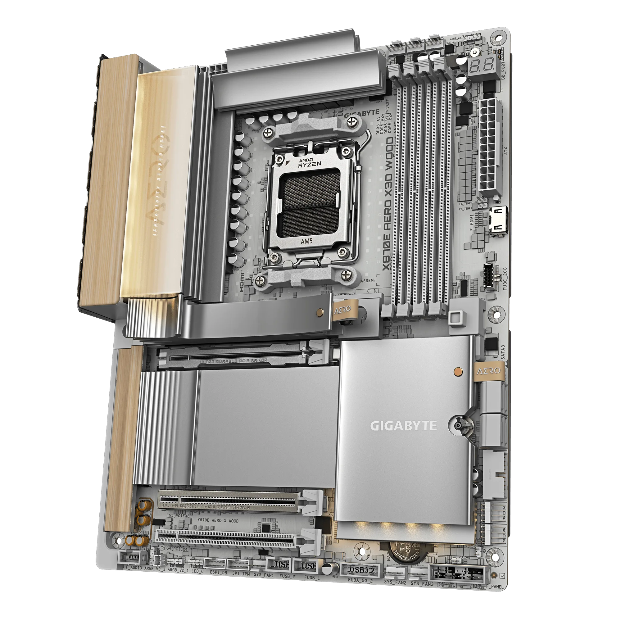 Mother X870e Aero X Wood Gigabyte Am5