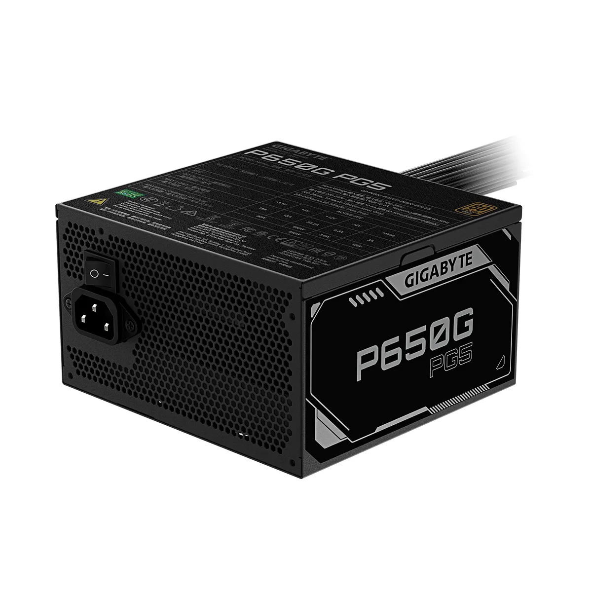 Fuente 650w 80+ Gold P650g Pcie 5.1 Gigabyte