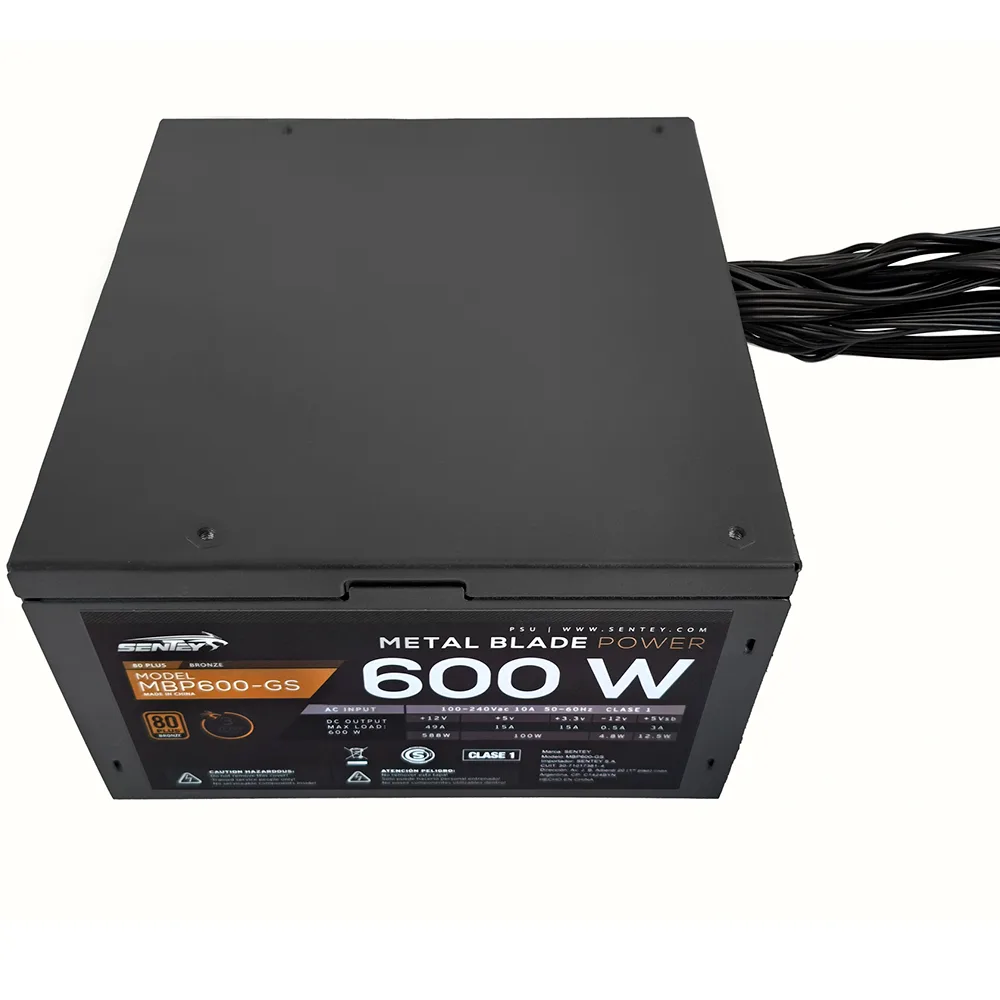 Fuente 600w 80+ Bronze Mbp600-gs Sentey