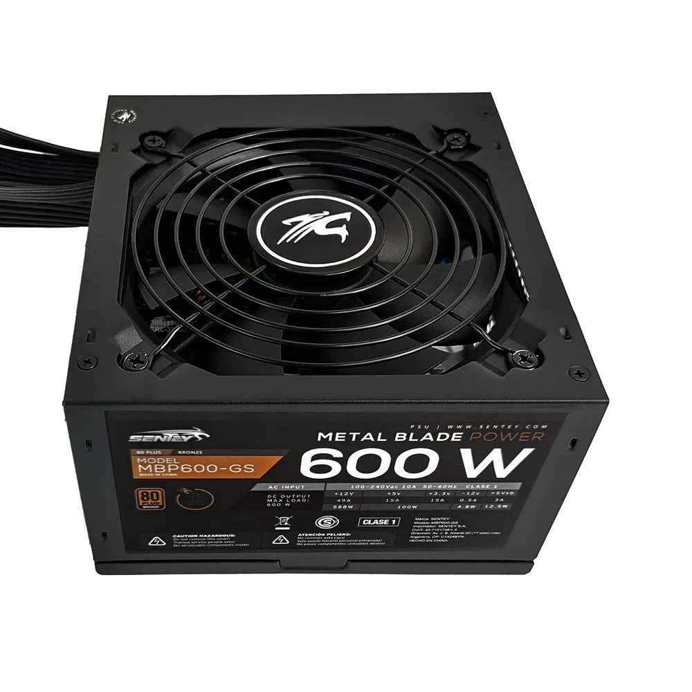 Fuente 600w 80+ Bronze Mbp600-gs Sentey