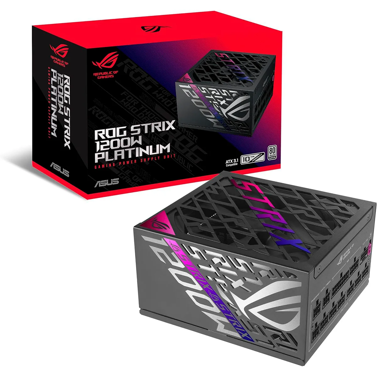 Fuente Rog Strix 1200w Platinum 80+ Gaming Asus