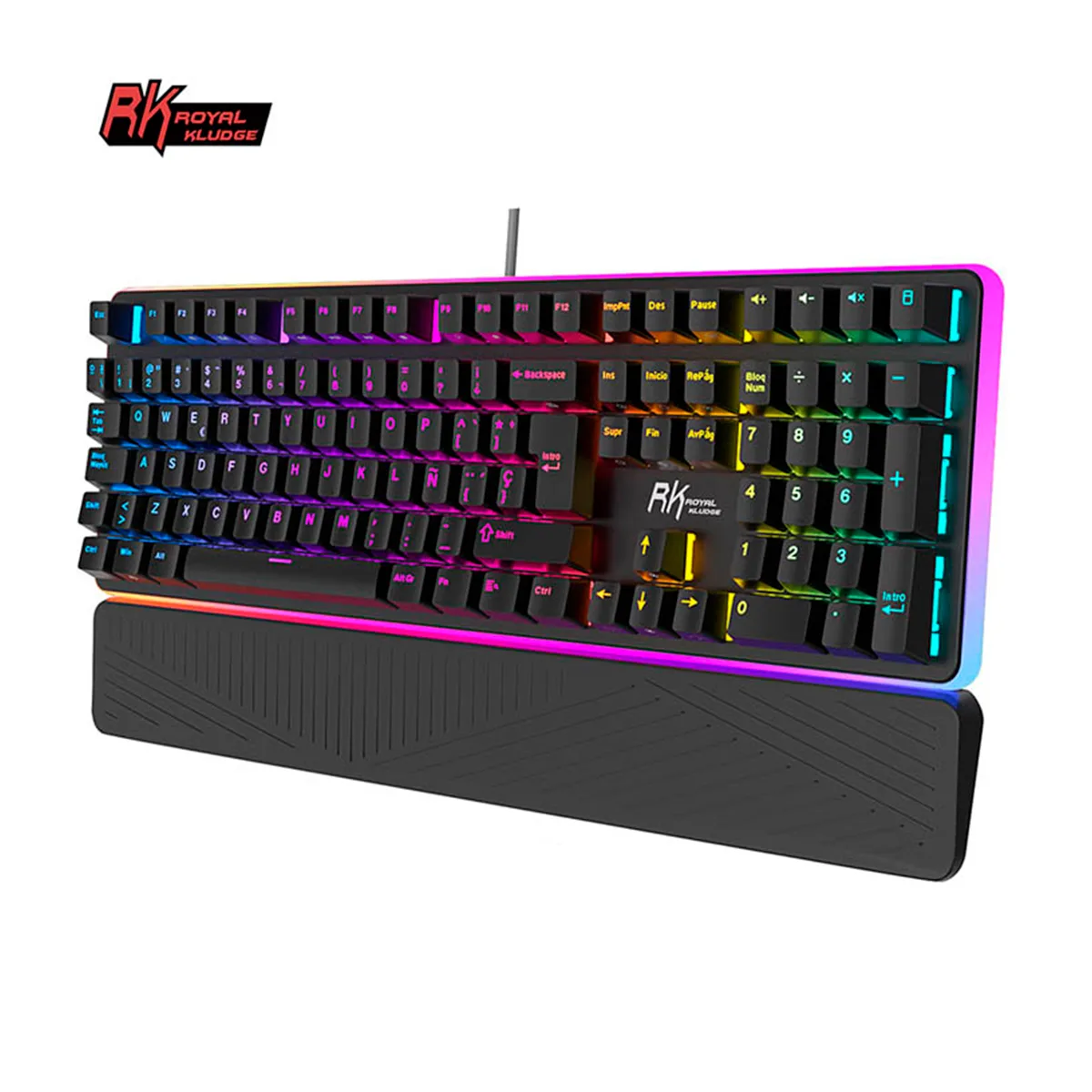 Teclado Royal Kludge Rk918 Black Sw Brown 100