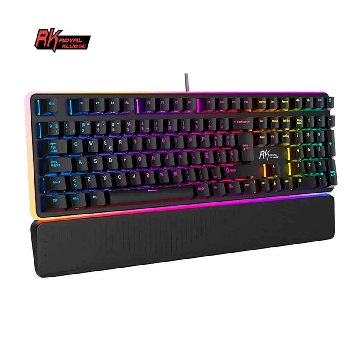 Teclado Royal Kludge Rk918 Black Sw Brown 100