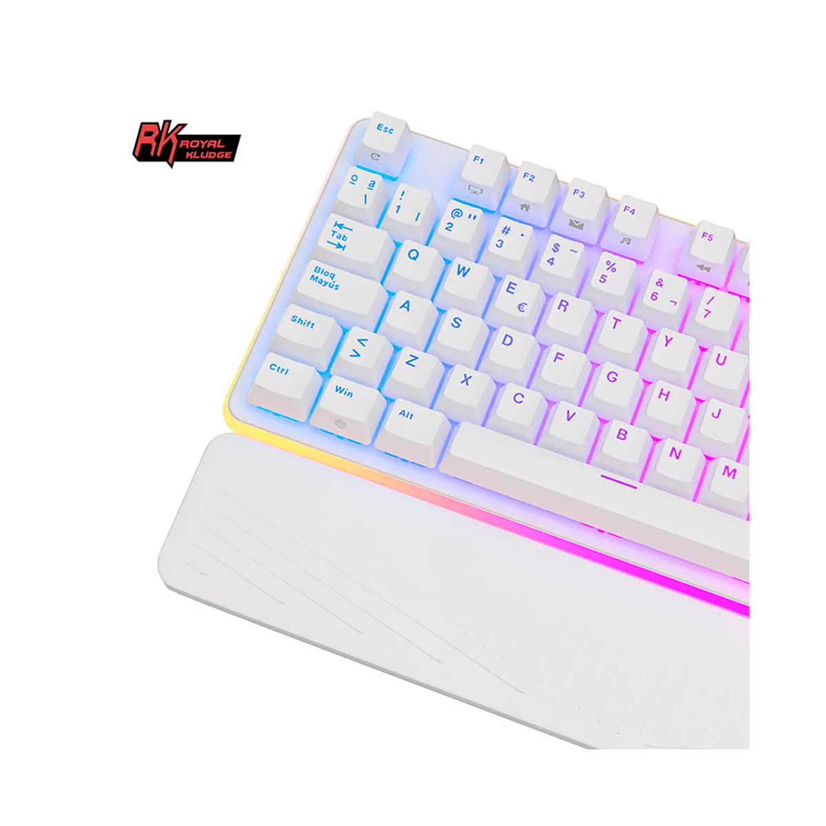 Teclado Royal Kludge Rk918 White Sw Brown 100