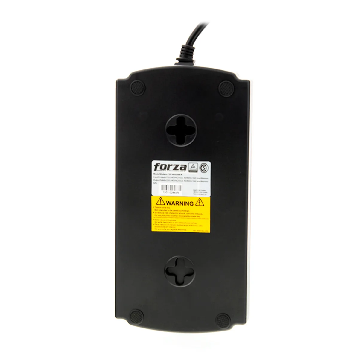 Protector Tension Fsp-602usb-a 2200w 6 Tomas Forza
