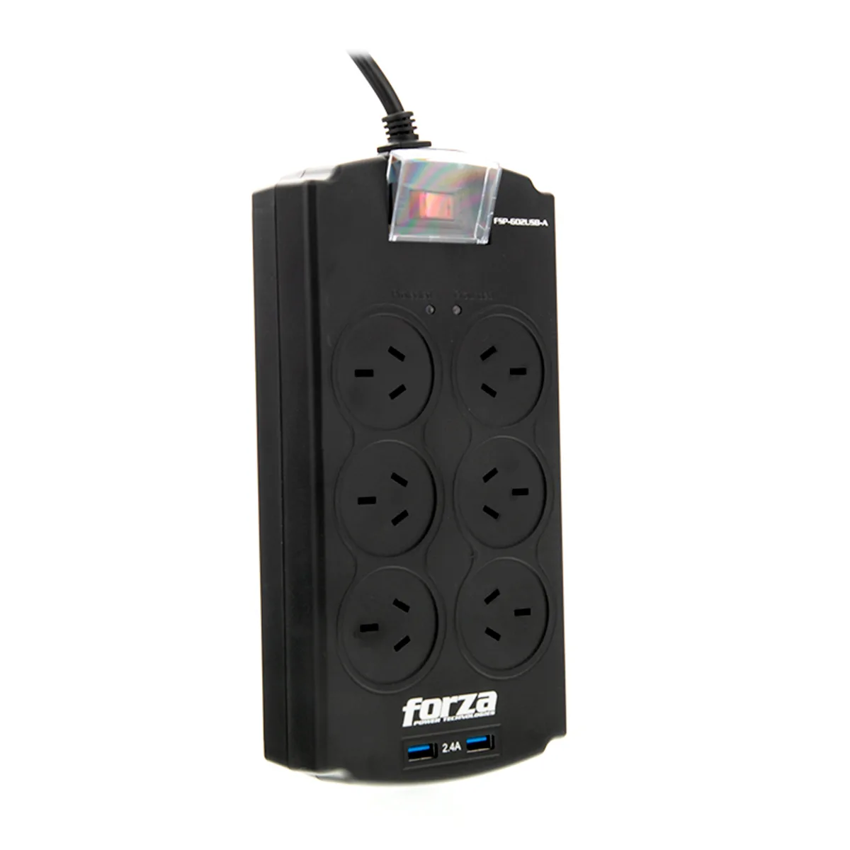 Protector Tension Fsp-602usb-a 2200w 6 Tomas Forza
