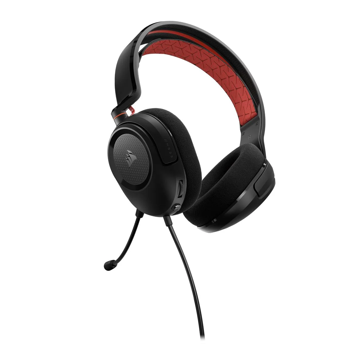 Auricular Hs35 V2 Multiplataforma Rojo Corsair