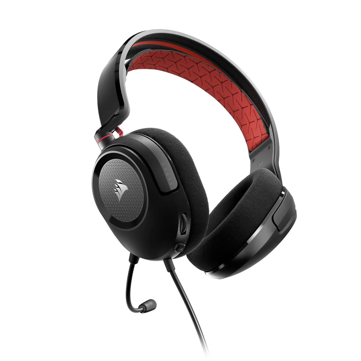 Auricular Hs35 V2 Multiplataforma Rojo Corsair