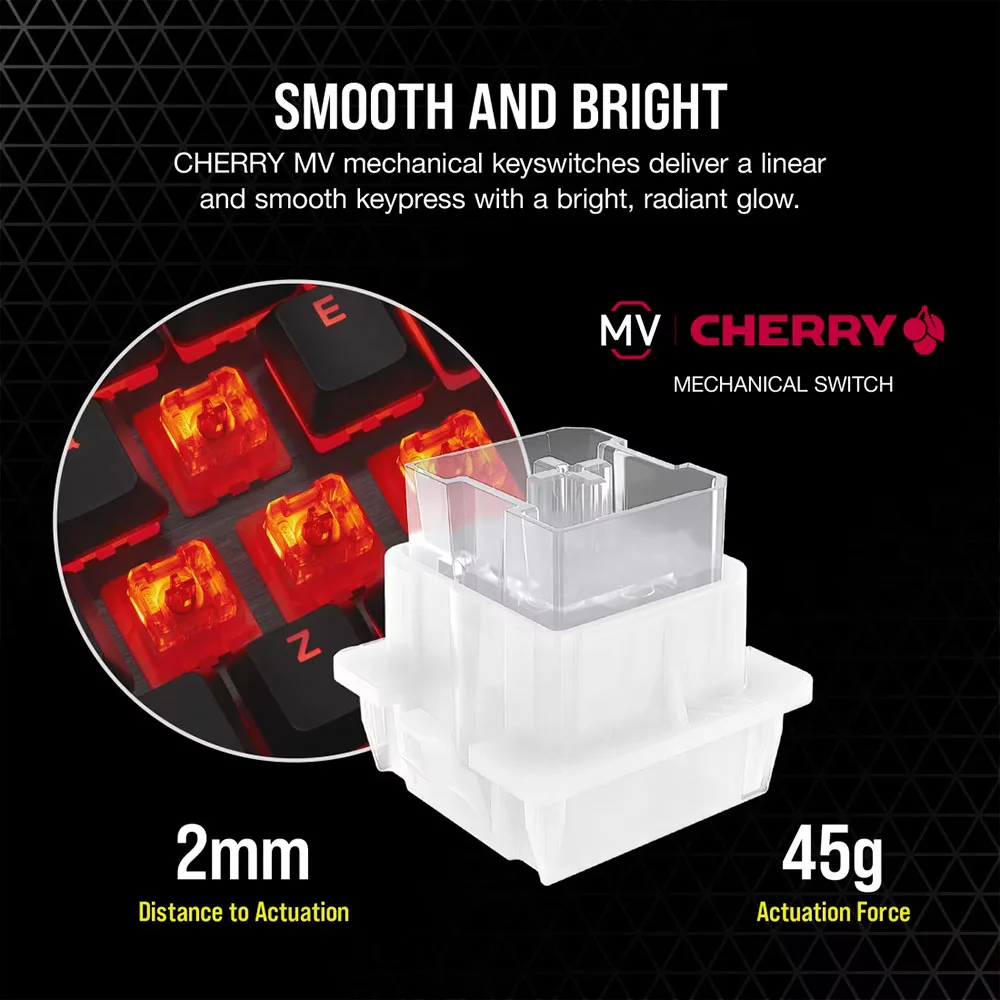 Teclado K60 Pro Negro Cherry Mv Us Corsair