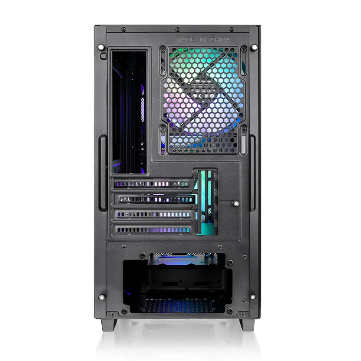 Gabinete H16 Tg Argb Mesh Fan X3 Black Thermaltake