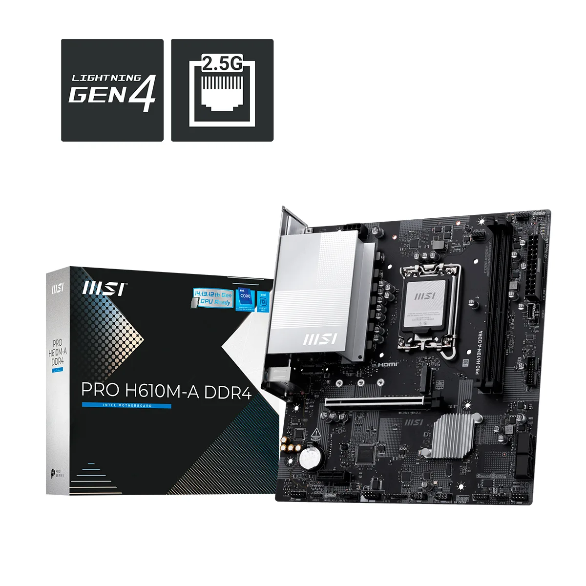 Mother Pro H610m-a Ddr4 Msi 12gen