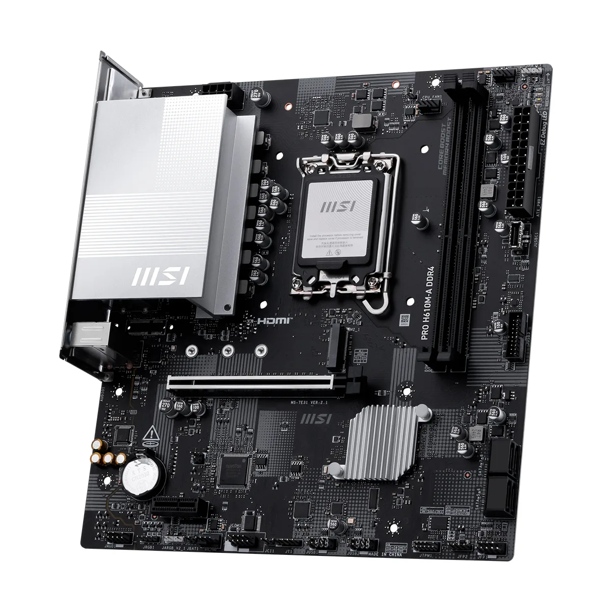 Mother Pro H610m-a Ddr4 Msi 12gen