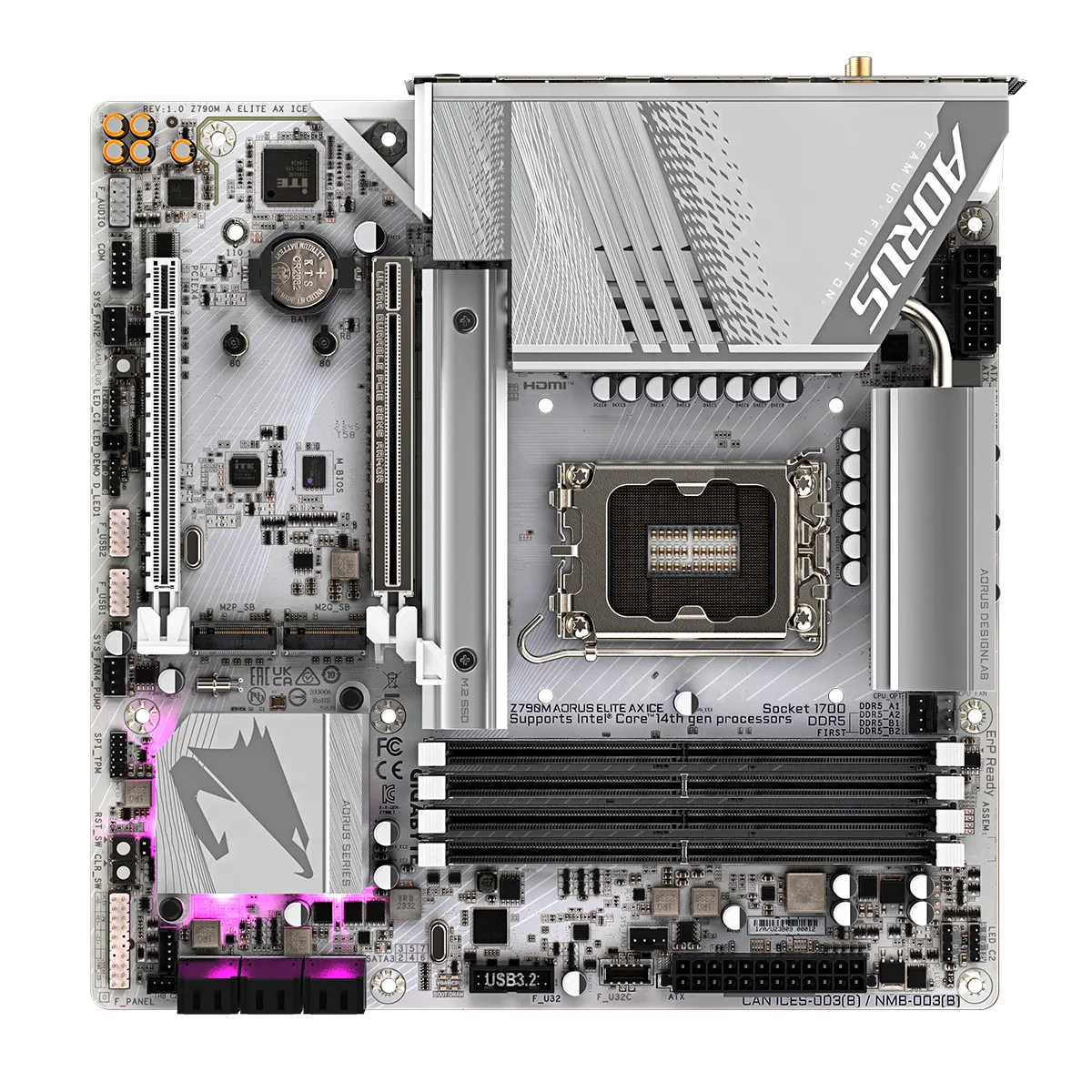 Mother Z790m Aorus Elite Ax Gigabyte