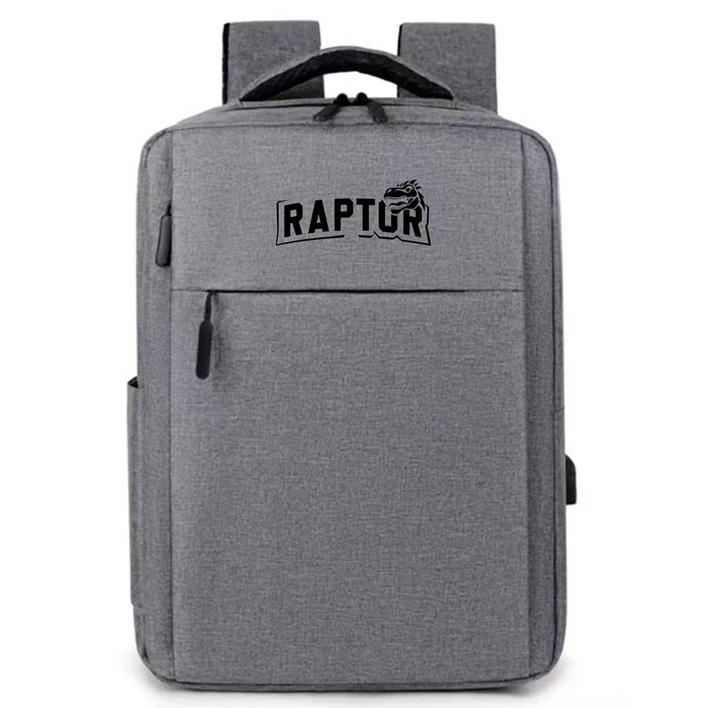 Mochila Raptor C-usb P-carga Multiples Bolsillos Gris
