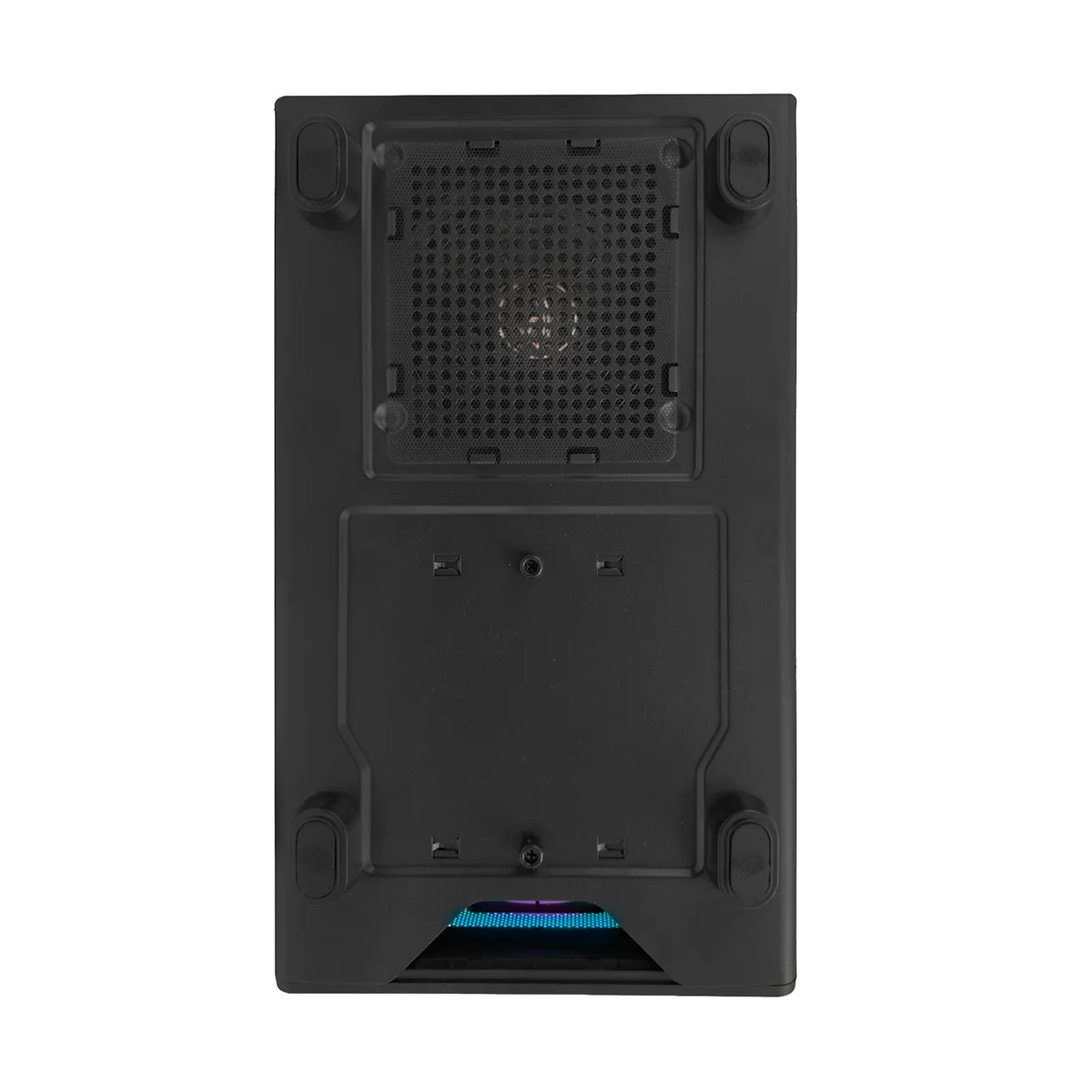 Gabinete Strega M40 Black Mesh Fans X4 Argb Tg Sentey
