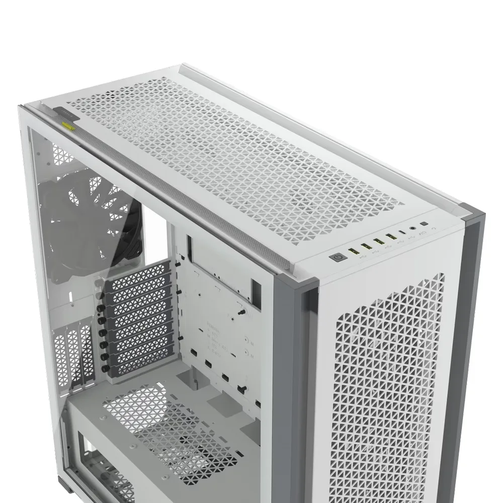 Gabinete 7000d Airflow Tg Full Tower White Corsair