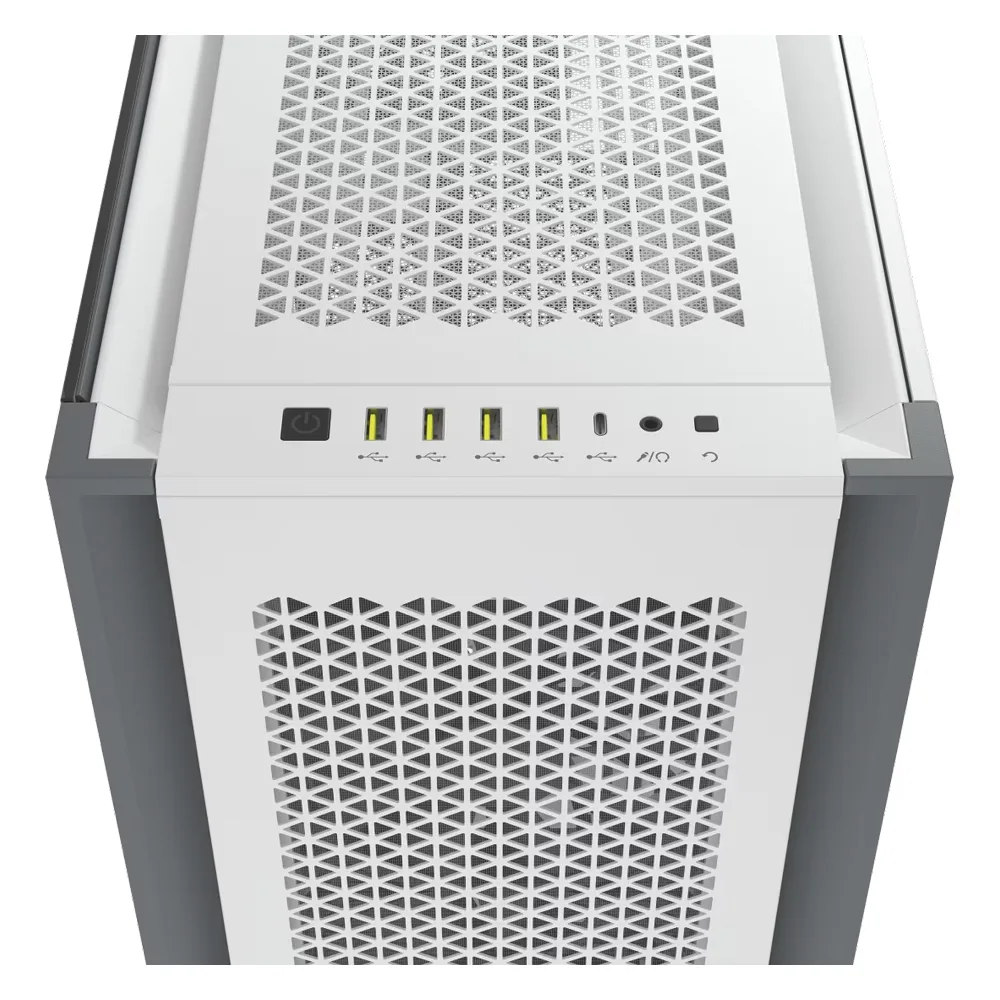 Gabinete 7000d Airflow Tg Full Tower White Corsair