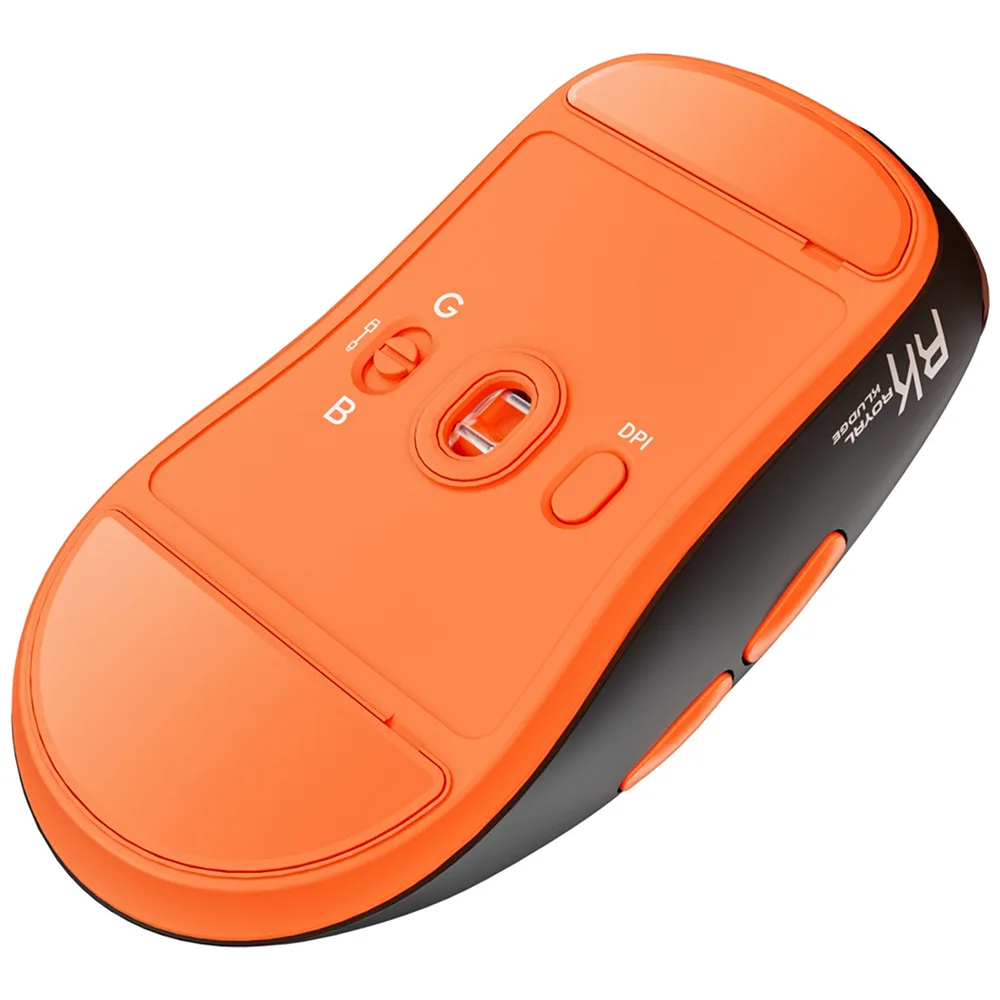 Mouse Gamer Royal Kludge Rk M30 Black Orange