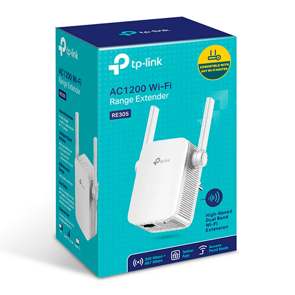 Extensor De Senal Wifi Mesh Ac1200 Re300 Tp-link