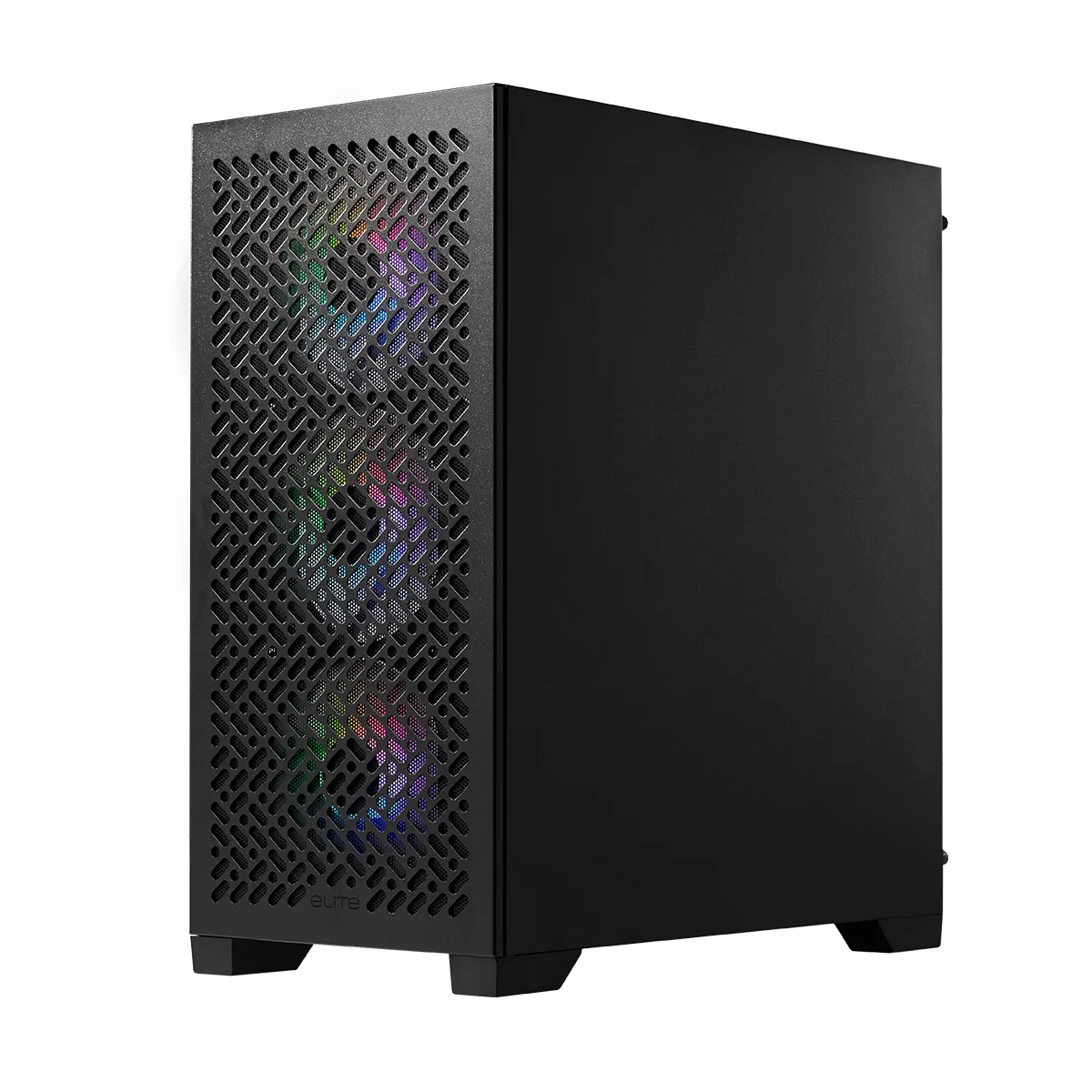 Gabinete Elite 302 Tg Argb Fans X3 Black Cooler Master