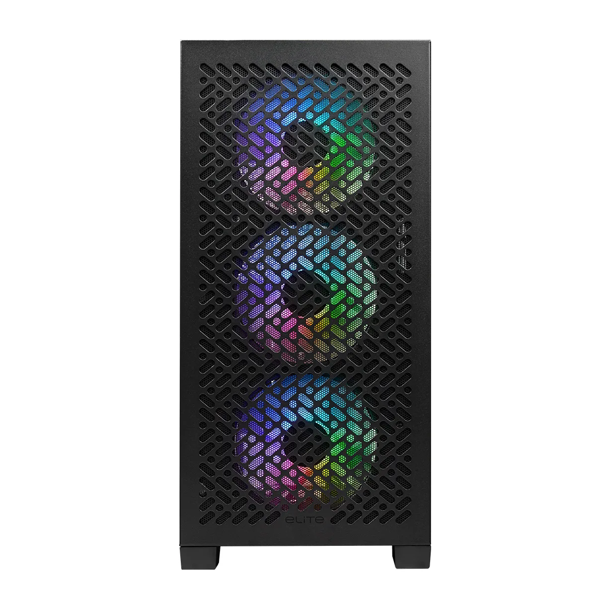 Gabinete Elite 302 Tg Argb Fans X3 Black Cooler Master