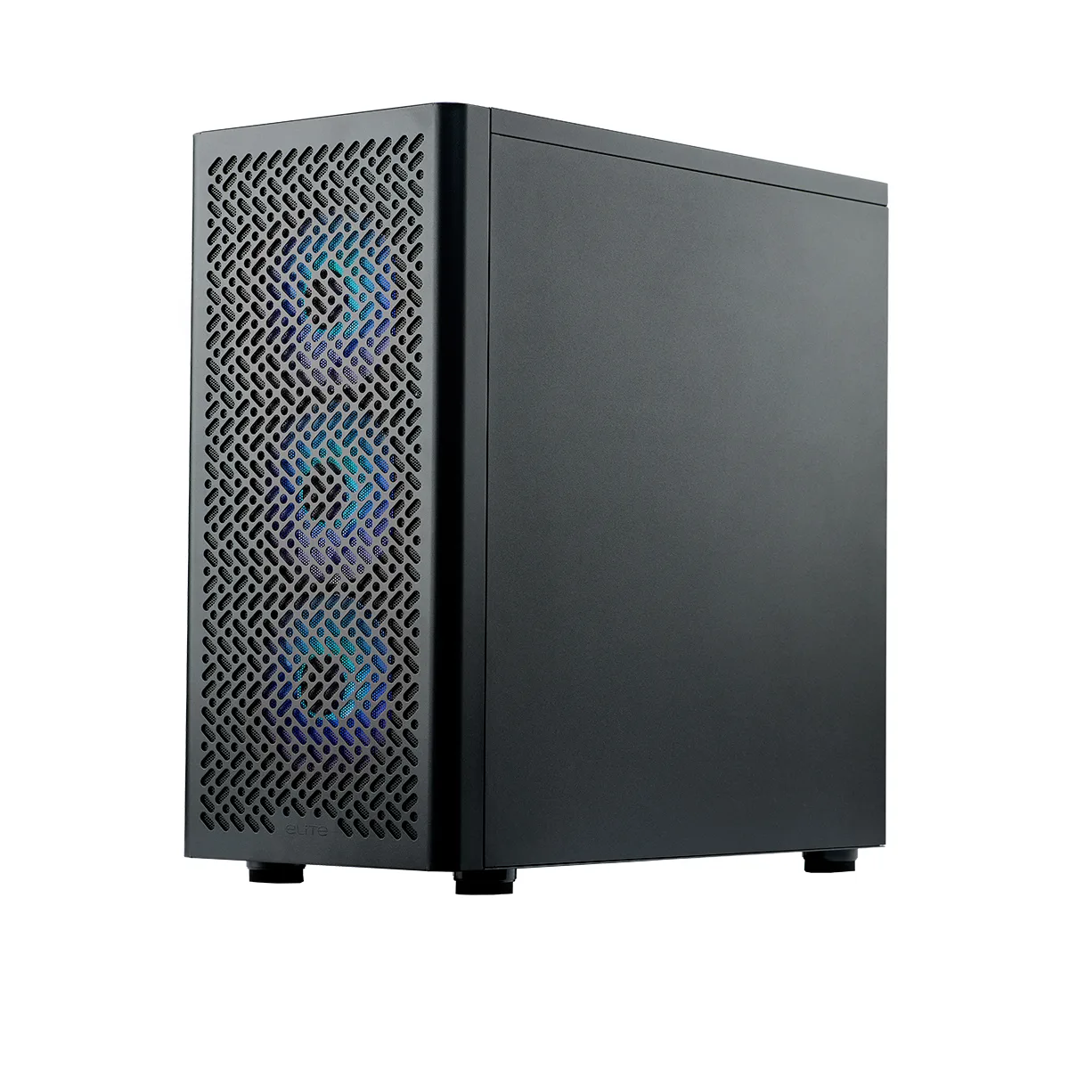 Gabinete Elite 502 Tg Argb X3 Fans Black Cooler Master