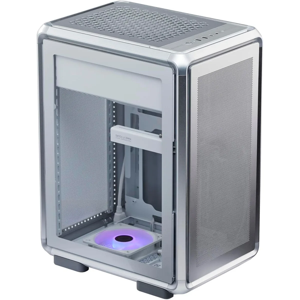 Gabinete Masterframe 400 Mesh Tg Silver Cooler Master