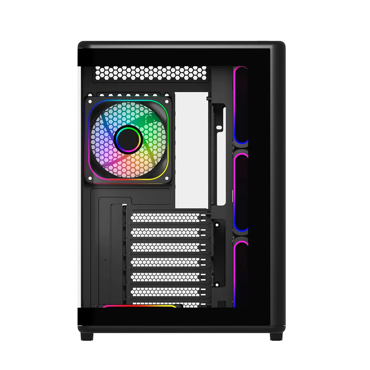 Gabinete Elite 600 Tg Argb Fans X7 Black Cooler Master