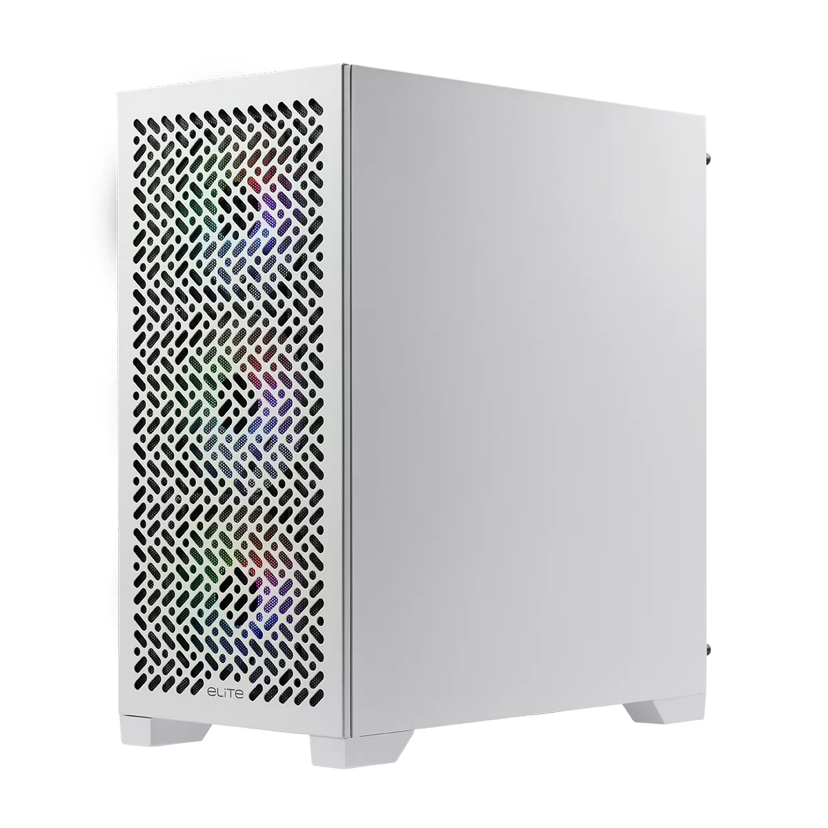 Gabinete Elite 302 Tg Argb Fans X3 White Cooler Master