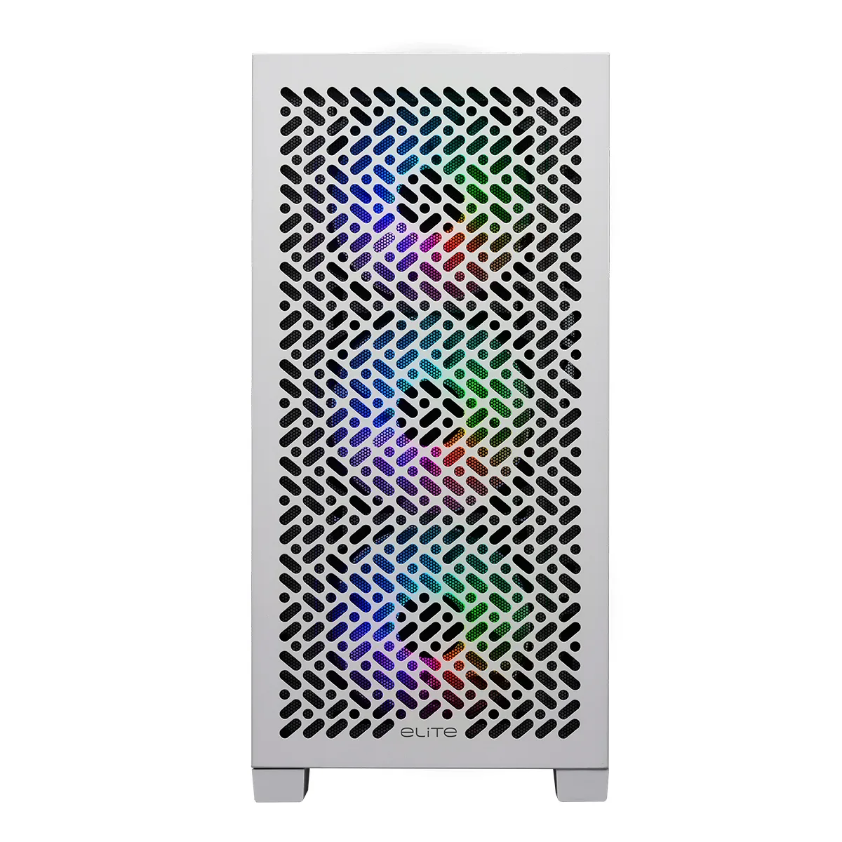 Gabinete Elite 302 Tg Argb Fans X3 White Cooler Master